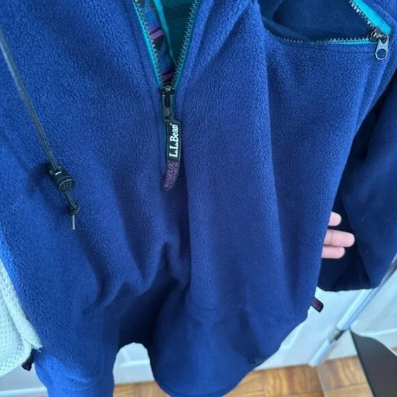 L.L. Bean Blue and Green Ski Anorak